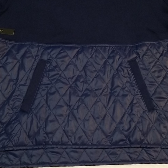 Large Nike Womens NSW Fleece Quilted Fleece Top - Picture 10 of 12